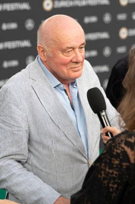 Hanns Zischler bei der Premiere des Kinofilms Vaterland auf dem 22. Zurich Film Festival im Arthouse Le Paris. Zürich, 01.10.2026
