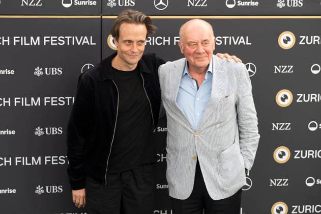 August Diehl und Hanns Zischler bei der Premiere des Kinofilms Vaterland auf dem 22. Zurich Film Festival im Arthouse Le Paris. Zürich, 01.10.2026