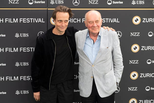 August Diehl und Hanns Zischler bei der Premiere des Kinofilms Vaterland auf dem 22. Zurich Film Festival im Arthouse Le Paris. Zürich, 01.10.2026