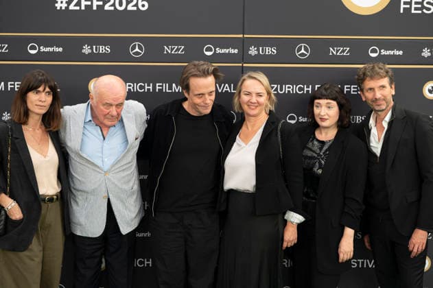 Hanns Zischler und August Diehl mit Team bei der Premiere des Kinofilms Vaterland auf dem 22. Zurich Film Festival im Arthouse Le Paris. Zürich, 01.10.2026