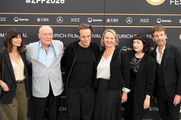 Hanns Zischler und August Diehl mit Team bei der Premiere des Kinofilms Vaterland auf dem 22. Zurich Film Festival im Arthouse Le Paris. Zürich, 01.10.2026
