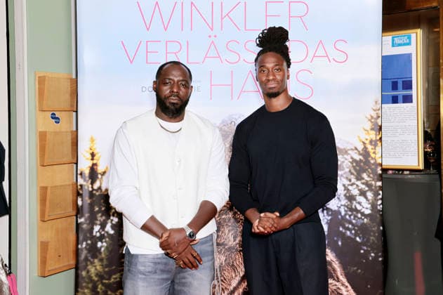 Prince Kuhlmann und Eugene Boateng beim Special Screening des Kinofilms Frau Winkler verlässt das Haus im Cinema Paris,. Berlin, 01.10.2026