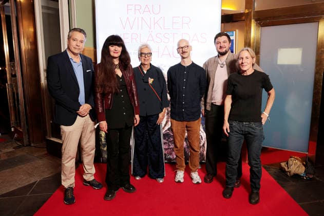 Daniel Mann, Doris Dörrie, Markus Mayr und Leah Striker mit Gästen beim Special Screening des Kinofilms Frau Winkler verlässt das Haus im Cinema Paris,. Berlin, 01.10.2026