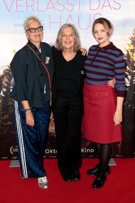 Doris Dörrie, Angela Winkler und Laura Tonke beim Special Screening des Kinofilms Frau Winkler verlässt das Haus im Cinema Paris,. Berlin, 01.10.2026