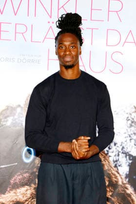 Eugene Boteng beim Special Screening des Kinofilms Frau Winkler verlässt das Haus im Cinema Paris,. Berlin, 01.10.2026