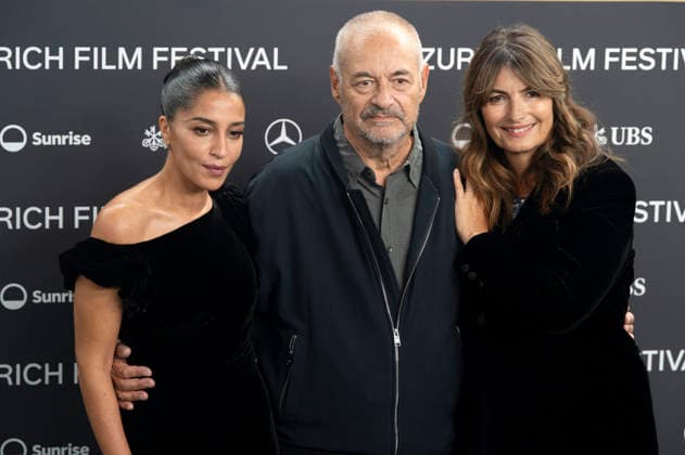 Leila Bekhti, Jean-Pierre Jeunet und Valerie Perrin bei der Premiere des Kinofilms Violette Violette oder Frisches Wasser für die Blumen auf dem 22. Zurich Film Festival im Corso. Zürich, 01.10.2026