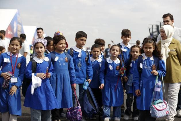 TEKNOFEST Southeast in Turkiye s Sanliurfa SANLIURFA, TURKIYE - OCTOBER 02: People visit TEKNOFEST Southeast, world s largest aviation, space, and technology festival continues at the Sanliurfa GAP Airport for its 15th edition in Sanliurfa, Turkiye on October 02, 2026. Okan Coskun Anadolu Sanliurfa Turkey. Editorial use only. Please get in touch for any other usage.  Copyright: x2026xAnadoluxOkanxCoskunx