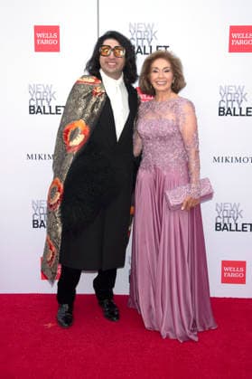 Juan Pablo Guaracao mit Gast bei der New York City Ballet 2026 Fall Fashion Gala im David H. Koch Theater im Lincoln Center. New York, 01.10.2026