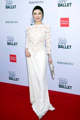 Freya Fang bei der New York City Ballet 2026 Fall Fashion Gala im David H. Koch Theater im Lincoln Center. New York, 01.10.2026