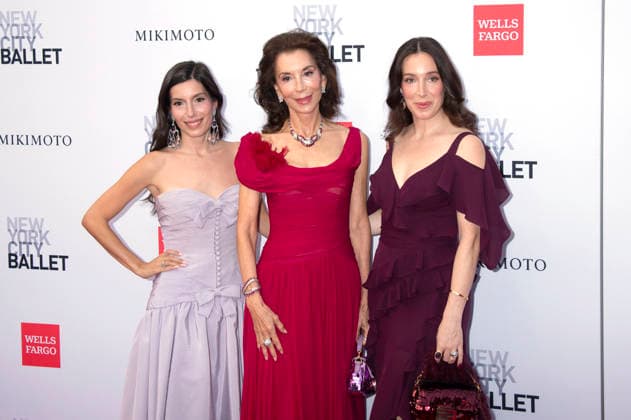 Alessia Fendi, Fe Fendi und Paola Fendi bei der New York City Ballet 2026 Fall Fashion Gala im David H. Koch Theater im Lincoln Center. New York, 01.10.2026