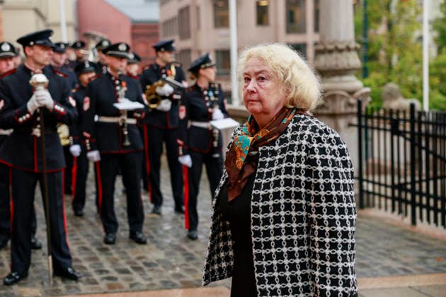 Hoytidelig apning av Stortinget Oslo 20261002. Hoyesterettsdommer Toril Marie oye pa vei inn til den hoytidelige apningen av det 171. storting. Foto: Jonas Been Henriksen NTB Oslo Norge MPpuS4GPcH4 EDITORIAL USE ONLY Ref:_POLMPpuS4GPcH4.jpg Copyright: xJonasxBeenxHenriksenx xNTBx
