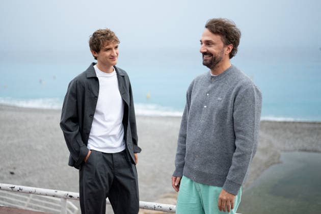 8th Cinéroman Festival - En Haut De La Pile Photocall Aliochia Schneider and Louis-Julien Petit attend the photocallt for Louis-Julien Petit s film En haut de la pile at the Cineroman festival, dedicated exclusively to films adapted from literary work, in Negresco Beach in Nice, France, on October 1, 2026. Photo by Laurent Coust ABACAPRESS.COM Nice Provence-Alpes-Cote d Azur France  Copyright: xCoustxLaurent ABACAx