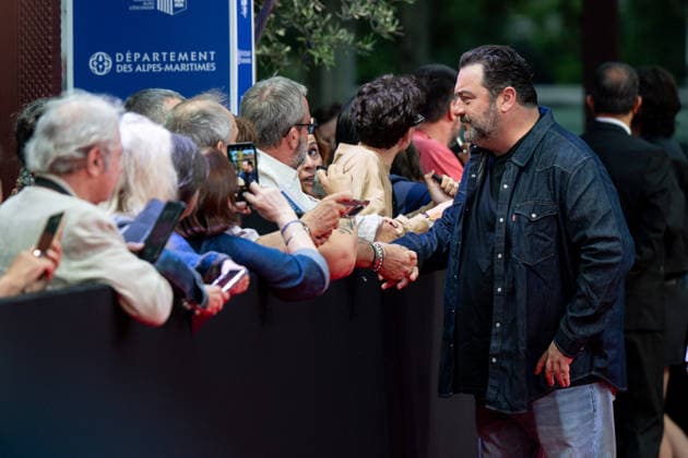 8th Cineroman Festival - Day 4 - Red Carpet Denis Menochet attends the red carpet at the Cineroman festival, dedicated exclusively to films adapted from literary work, in Negresco Beach in Nice, France, on October 1, 2026. Photo by Laurent Coust ABACAPRESS.COM Nice Provence-Alpes-Cote d Azur France  Copyright: xCoustxLaurent ABACAx