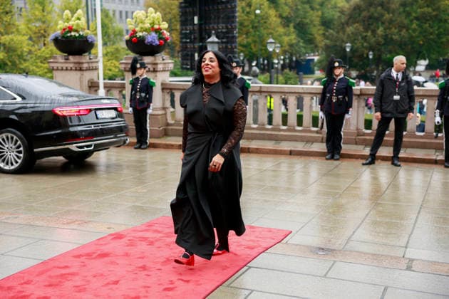 Hoytidelig apning av Stortinget Oslo 20261002. Kultur- og likestillingsminister Lubna Jaffery pa vei inn til den hoytidelige apningen av det 171. storting. Foto: Jonas Been Henriksen NTB Oslo Norge s8epy13OGSQ EDITORIAL USE ONLY Ref:_POLs8epy13OGSQ.jpg Copyright: xJonasxBeenxHenriksenx xNTBx