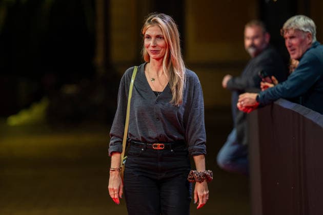 8th Cineroman Festival - Day 4 - Red Carpet Gerard Jugnotwife Patricia Campi attends the red carpet at the Cineroman festival, dedicated exclusively to films adapted from literary work, in Negresco Beach in Nice, France, on October 1, 2026. Photo by Laurent Coust ABACAPRESS.COM Nice Provence-Alpes-Cote d Azur France  Copyright: xCoustxLaurent ABACAx