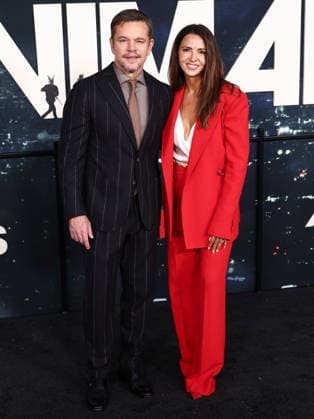 World Premiere Of Netflix s Animals WESTWOOD, LOS ANGELES, CALIFORNIA, USA - OCTOBER 01: Matt Damon and wife Luciana Barroso arrive at the World Premiere Of Netflix s Animals held at Westwood Village Theater on October 1, 2026 in Westwood, Los Angeles, California, United States. Westwood Westwood Village Theater California United States Copyright: xXavierxCollin ImagexPressxAgencyx