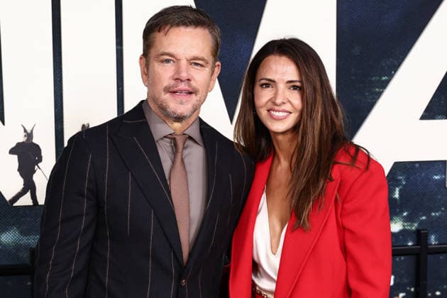 World Premiere Of Netflix s Animals WESTWOOD, LOS ANGELES, CALIFORNIA, USA - OCTOBER 01: Matt Damon and wife Luciana Barroso arrive at the World Premiere Of Netflix s Animals held at Westwood Village Theater on October 1, 2026 in Westwood, Los Angeles, California, United States. Westwood Westwood Village Theater California United States Copyright: xXavierxCollin ImagexPressxAgencyx