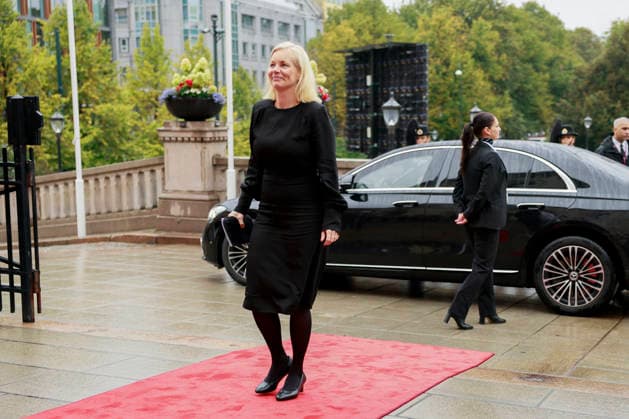 Hoytidelig apning av Stortinget Oslo 20261002. Klima- og miljominister Sigrun Gjerlow Aasland pa vei inn til den hoytidelige apningen av det 171. storting. Foto: Jonas Been Henriksen NTB Oslo Norge pIS1H5pvkIY EDITORIAL USE ONLY Ref:_POLpIS1H5pvkIY.jpg Copyright: xJonasxBeenxHenriksenx xNTBx