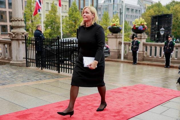 Hoytidelig apning av Stortinget Oslo 20261002. Arbeids- og inkluderingsminister Kjersti Stenseng pa vei inn til den hoytidelige apningen av det 171. storting. Foto: Jonas Been Henriksen NTB Oslo Norge xyjQRz_aYtk EDITORIAL USE ONLY Ref:_POLxyjQRz_aYtk.jpg Copyright: xJonasxBeenxHenriksenx xNTBx