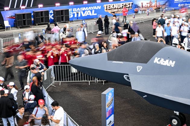 TEKNOFEST Southeast in Turkiye s Sanliurfa SANLIURFA, TURKIYE - OCTOBER 02: TEKNOFEST Southeast, world s largest aviation, space, and technology festival continues at the Sanliurfa GAP Airport with the attendance of visitors for its 15th edition in Sanliurfa, Turkiye on October 02, 2026. Harun Ozalp Anadolu Sanliurfa Turkey. Editorial use only. Please get in touch for any other usage.  Copyright: x2026xAnadoluxHarunxOzalpx