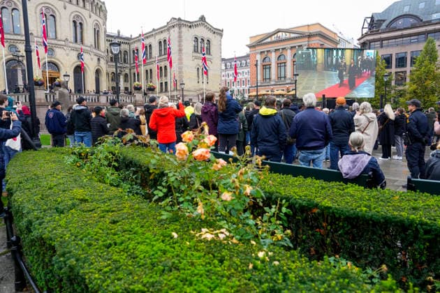 Hoytidelig apning av Stortinget Oslo 20261002. Den hoytidelige apningen av det 171. storting. Kong Haakon skal holde trontalen. Der leser han opp planene for regjeringens politikk for det kommende aret. Foto: Heiko Junge NTB Oslo Norge taP3G9_QYso EDITORIAL USE ONLY Ref:_POLtaP3G9_QYso.jpg Copyright: xHeikoxJungex xNTBx