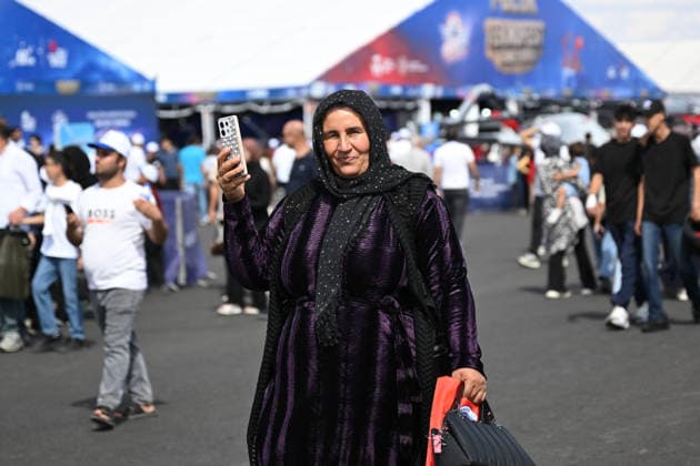 TEKNOFEST Southeast in Turkiye s Sanliurfa SANLIURFA, TURKIYE - OCTOBER 02: TEKNOFEST Southeast, world s largest aviation, space, and technology festival welcomes its visitors on the third day at the Sanliurfa GAP Airport for its 15th edition in Sanliurfa, Turkiye on October 02, 2026. Harun Ozalp Anadolu Sanliurfa Turkey. Editorial use only. Please get in touch for any other usage.  Copyright: x2026xAnadoluxHarunxOzalpx