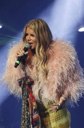 MEXICO CITY, MX - October 2: Jessica Simpson during her performance at La Maraka in Mexico City. onOctober 1, 2026. Copyright: xAlfonsoxManzano Clasos MediaPunchx