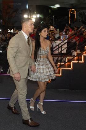 NAUCALPAN, M - OCTOBER 1: Shay Shariatzadeh and John Cena at the fan event for Matchbox: The Movie at the Toreo Parque Central shopping mall in Naucalpan, Mexico on October 1, 2026. Copyright: xMatchbox:xThexMoviex
