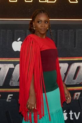 NAUCALPAN, M - OCTOBER 1: Teyonah Parris at the fan event for Matchbox: The Movie at the Toreo Parque Central shopping mall in Naucalpan, Mexico on October 1, 2026. Copyright: xMatchbox:xThexMoviex