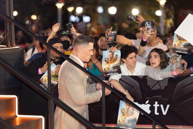 NAUCALPAN, M - OCTOBER 1: John Cena at the fan event for Matchbox: The Movie at the Toreo Parque Central shopping mall in Naucalpan, Mexico on October 1, 2026. Copyright: xMatchbox:xThexMoviex