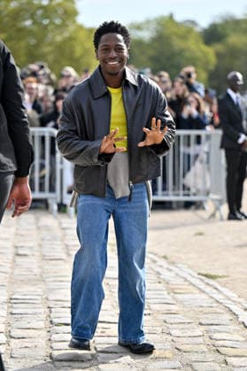 PFW Loewe Outside Arrivals David Jonsson arriving at the Loewe show during Paris Fashion Week, in Paris, France on 2 October 2026. Photo by Julien Reynaud APS-Medias ABACAPRESS.COM Paris France  Copyright: xReynaudxJulien APS-Medias ABACAx