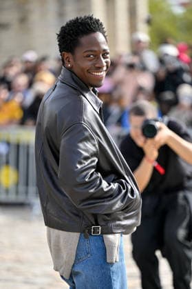 PFW Loewe Outside Arrivals David Jonsson arriving at the Loewe show during Paris Fashion Week, in Paris, France on 2 October 2026. Photo by Julien Reynaud APS-Medias ABACAPRESS.COM Paris France  Copyright: xReynaudxJulien APS-Medias ABACAx