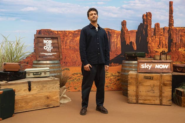 News - PHOTOCALL - SKY - NORD SUD OVEST EST LA LEGGENDARIA STORIA DEGLI 883 Edoardo Ferrario during PHOTOCALL - SKY - NORD SUD OVEST EST LA LEGGENDARIA STORIA DEGLI 883 , News in Milano , Italy, October 02 2026 Milano Pelota Italy Copyright: xLucaxMichelix xLiveMediax LPN_2713287