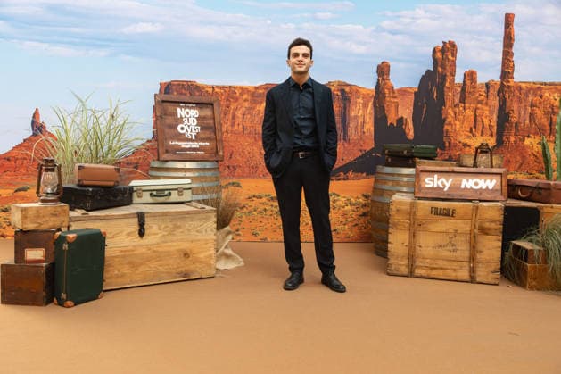 News - PHOTOCALL - SKY - NORD SUD OVEST EST LA LEGGENDARIA STORIA DEGLI 883 Davide Calgaro during PHOTOCALL - SKY - NORD SUD OVEST EST LA LEGGENDARIA STORIA DEGLI 883 , News in Milano , Italy, October 02 2026 Milano Pelota Italy Copyright: xLucaxMichelix xLiveMediax LPN_2713294