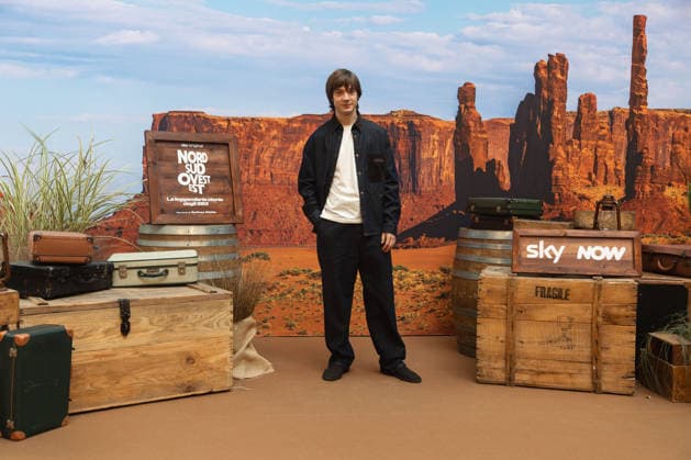 News - PHOTOCALL - SKY - NORD SUD OVEST EST LA LEGGENDARIA STORIA DEGLI 883 Elia Nuzzolo during PHOTOCALL - SKY - NORD SUD OVEST EST LA LEGGENDARIA STORIA DEGLI 883 , News in Milano , Italy, October 02 2026 Milano Pelota Italy Copyright: xLucaxMichelix xLiveMediax LPN_2713308