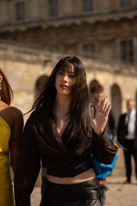 IPA89218086 - Paris, France, October 2, 2026. Guests arrive at the LOEWE Spring Summer 2027 show during Paris Fashion Week.  Copyright: xGINEVRAxFATARELLAx xx IPA89218086