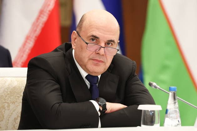 BELARUS, MINSK - OCTOBER 2, 2026: Mikhail Mishustin, Russia s Prime Minister, attends an expanded meeting of the Eurasian Intergovernmental Council. Dmitry Astakhov POOL TASS  98669720