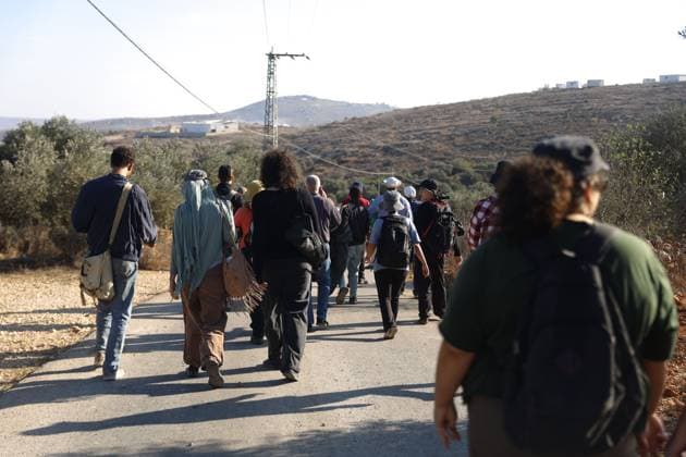 October 2, 2026, Nablus, Palestine, State of: BEITA, NABLUS, PALESTINE †OCTOBER 2, 2026: Israeli settlers and Israeli forces attacked Palestinian farmers while they were picking olives in the Jabal Al-Arma area, east of Beita, south of Nablus. Settlers fired live ammunition toward the farmers, with no injuries reported. According to the Palestinian Red Crescent Society, Israeli forces also beat a 46-year-old Palestinian farmer during raids on olive farms in Beita. Witnesses told Anadolu that Israeli forces fired stun grenades and tear gas at farmers in the Jabal Al-Arma area, forcing them to leave. The olive harvest begins in early October and continues through the end of November, making it an important agricultural and economic se - ZUMAq101 20261002_zna_q101_064 Copyright: xSalmanxMohsenxAlkhatibx