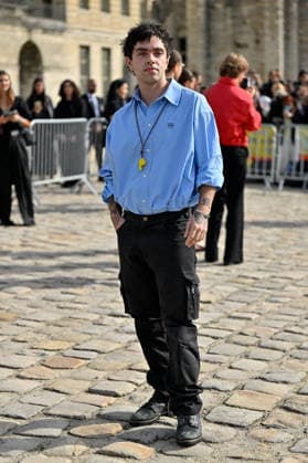 PFW Loewe Outside Arrivals Aidan Zamiri arriving at the Loewe show during Paris Fashion Week, in Paris, France on 2 October 2026. Photo by Julien Reynaud APS-Medias ABACAPRESS.COM Paris France  Copyright: xReynaudxJulien APS-Medias ABACAx