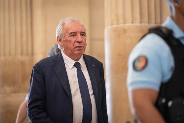 Resumption and Conclusion of the Francois Bayrou Trial - Paris AJ French politician Francois Bayrou leaves the courtroom at the end of the trial during a hearing of the appeal trial over the alleged misuse of European Parliament funds to pay fictitious parliamentary assistants for the centrist party MoDem, at the Paris courthouse in Paris on October 2, 2026. Former Prime minister François Bayrou and ten former MoDem executives must answer, starting September 9, 2026, before the Paris appeal court for misappropriation of funds in the case of the MEP assistants, a ten-year-old case in which the former Prime Minister had been acquitted at first instance. Photo by Alexis Jumeau ABACAPRESS.COM Paris France  Copyright: xJumeauxAlexis ABACAx