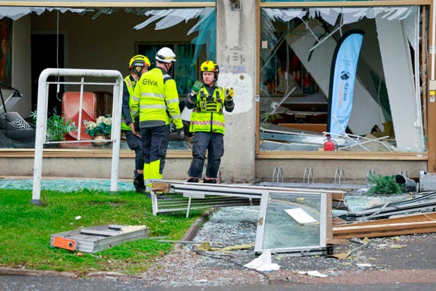 Eksplosjon pa okern i Oslo Oslo 20261002. Politiet evakuerer et omrade og setter sikkerhetsavstand rundt bygget etter en mulig eksplosjon pa okern i Oslo. Foto: Jonas Been Henriksen NTB Oslo Norge MKQ5zmHseAU EDITORIAL USE ONLY Ref:_BNCMKQ5zmHseAU.jpg Copyright: xJonasxBeenxHenriksenx xNTBx
