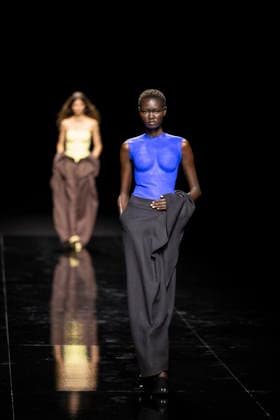 PFW - Issey Miyake Runway Models walks during Issey Miyake Women s Spring Summer 2027 collection fashion show as part of the Paris Fashion Week, in Paris on October 2, 2026. Photo by Eliot Blondet ABACAPRESS.COM Paris France France  Copyright: xBlondetxEliot ABACAx