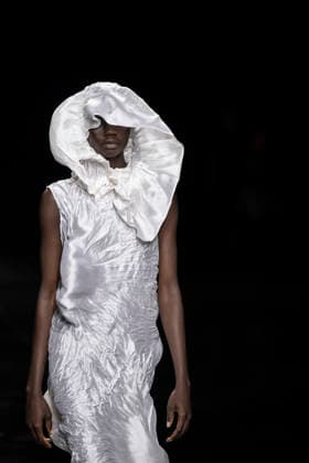 PFW - Issey Miyake Runway Models walks during Issey Miyake Women s Spring Summer 2027 collection fashion show as part of the Paris Fashion Week, in Paris on October 2, 2026. Photo by Eliot Blondet ABACAPRESS.COM Paris France France  Copyright: xBlondetxEliot ABACAx