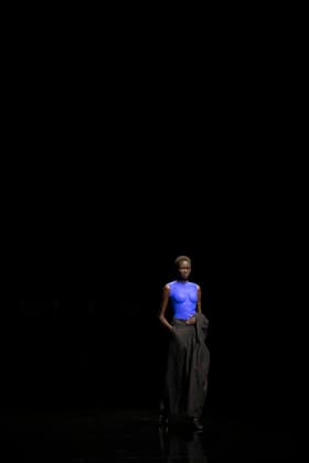 PFW - Issey Miyake Runway Models walks during Issey Miyake Women s Spring Summer 2027 collection fashion show as part of the Paris Fashion Week, in Paris on October 2, 2026. Photo by Eliot Blondet ABACAPRESS.COM Paris France France  Copyright: xBlondetxEliot ABACAx