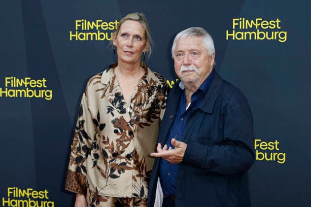 Wolf Biermann mit Ehefrau Pamela Biermann bei der Premiere des Dokumentarfilms Biermann auf dem 34. Filmfest Hamburg 2026 im Cinemaxx Dammtor. Hamburg, 02.10.2026