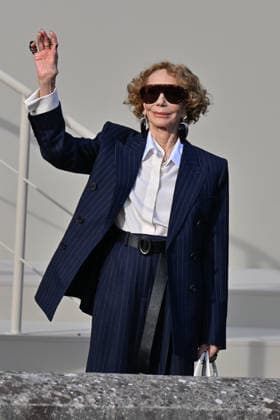 PFW Givenchy Outside Arrivals Marisa Berenson arriving at the Givenchy show during Paris Fashion Week, in Paris, France on 2 October 2026. Photo by Julien Reynaud APS-Medias ABACAPRESS.COM Paris France  Copyright: xReynaudxJulien APS-Medias ABACAx