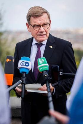 Johann Wadephul (CDU), Bundesaussenminister reist nach Italien, Aufnahmen entstanden waehrend eines Pressestatements, Rom, 02.10.2026. Fotografiert im Auftrag des Auswaertigen Amtes. Rom Italien Copyright: xAmreixSchulzx