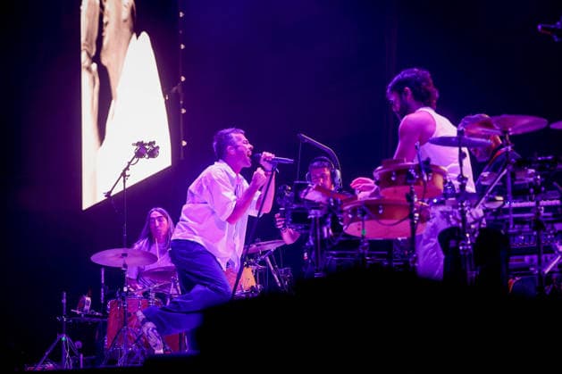 Vetusta Morla Concert in Barcelona The Madrid-based band Vetusta Morla during a performance at the Palau Sant Jordi on October 2, 2026, in Barcelona, Catalonia, Spain. The concert is part of their Gira de vuelta tour OCTOBER 2, 2026 CATALONIA BAND CONCERT VETUSTA Kike Rincó Barcelona Catalonia Barcelona Catalonia Spain  Copyright: xKikexRinconx 7816732