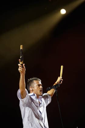Vetusta Morla Concert in Barcelona The Madrid-based band Vetusta Morla during a performance at the Palau Sant Jordi on October 2, 2026, in Barcelona, Catalonia, Spain. The concert is part of their Gira de vuelta tour OCTOBER 2, 2026 CATALONIA BAND CONCERT VETUSTA Kike Rincó Barcelona Catalonia Barcelona Catalonia Spain  Copyright: xKikexRinconx 7816754