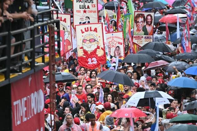 RECORD DATE NOT STATED President Luiz Inacio Lula da Silva during the closing campaign event in Belo Horizonte. Belo Horizonte (MG), 02 10 2026 - Elections Lula Event - President Luiz Inacio Lula da Silva participates this Friday (2) of October 2026, in a campaign closing event in the final stretch of the first round of the 2026 elections in the city of Belo Horizonte.(Foto: Paulo Ti Thenews2 imago images) President Luiz Inacio Lula da Silva during the closing campaign event in Belo Horizonte.  Copyright: xPauloxTix